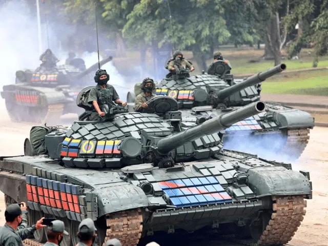  Tanques venezolanos. Fuente: FANB    