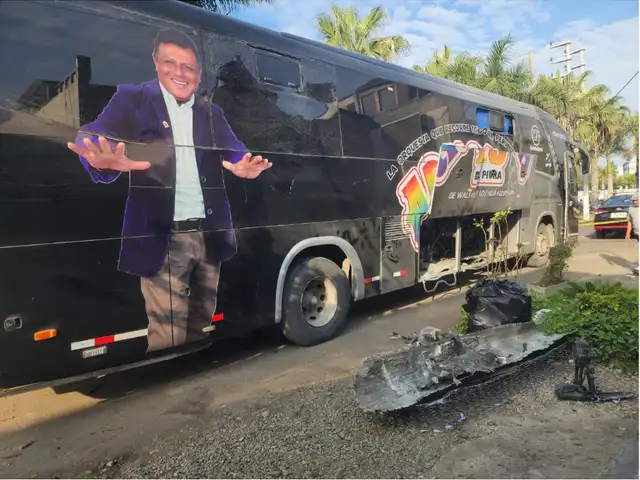 Lugar de la escena se encuentra cercado por efectivos policiales Créditos: Yolanda Goicochea / URPI-LR   