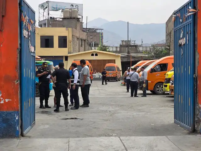 Paradero donde los conductores fueron baleados en SJL. Foto: Kevinn García   