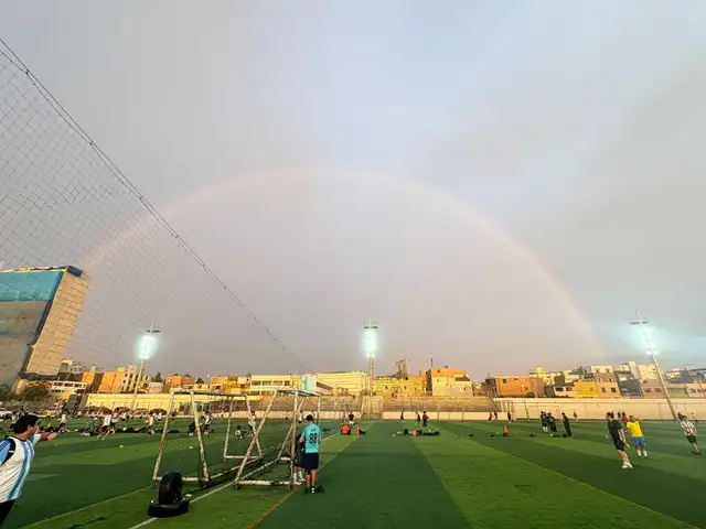 Arcoirís en Breña. Arcoirís en Breña.