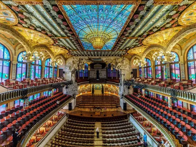 Palau de la Música Catalana en Barcelona Palau de la Música Catalana en Barcelona