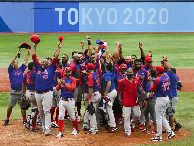  República Dominicana conquistó su título 22 en la Serie del Caribe Gran Caracas. Foto: AFP 