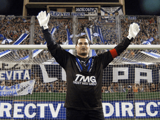 José Luis Chilavert ganó con Vélez Sarfield la Copa Libertadores 1994. Foto: AFP    