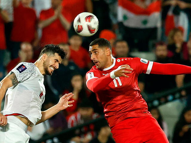 Pablo Sabbag jugó la Coppa Asia 2024 con la selección de Siria. Foto: difusión   