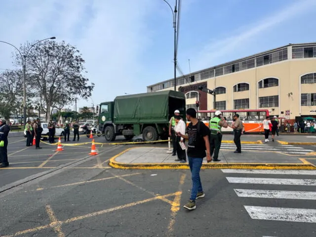 Área del accidente fue cercada. Foto: Marcia Chahua   