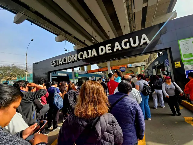 Panorama en estación Caja de Agua. Foto: Melissa Landa Panorama en estación Caja de Agua. Foto: Melissa Landa