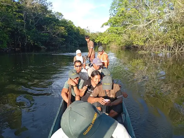 Rondas de la guardia indígena del Consejo Shipibo Konibo. Foto: Consejo Shipibo Konibo Xetebo Coshikox    