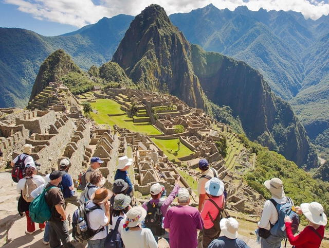 Machu Picchu busca apoyar con la reducción de las grandes emisiones de dióxido de carbono que genera el turismo. Foto: Andina   