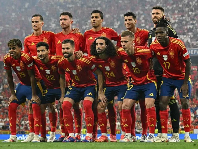 La selección española es, con 3 títulos, la máxima ganadora en la historia de la Eurocopa (junto con Alemania). Foto: AFP   