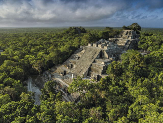 Valeriana es comparable en densidad de estructuras con Calakmul, uno de los sitios mayas más grandes de Mesoamérica. Foto: National Geographic   