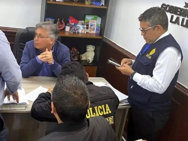 Intervención. La fiscalía en el Gobierno Regional de La Libertad. Foto: Ministerio Público   