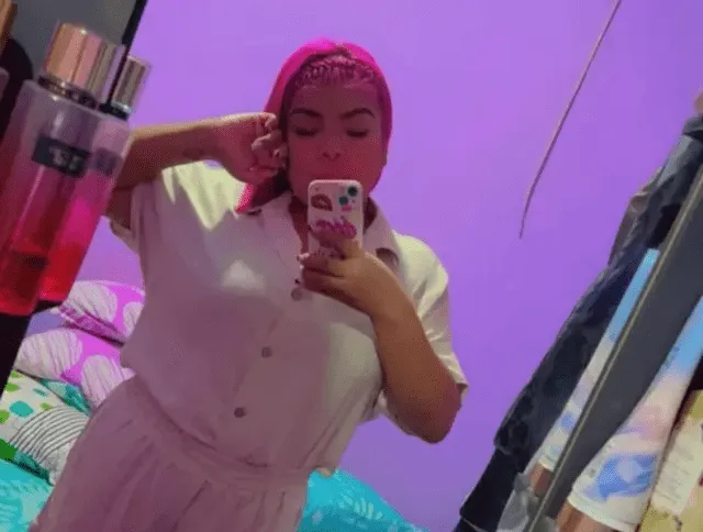  "No quiero sufrir", dijo Keila minutos antes de ser asesinada en vivo por TikTok. Foto: X    