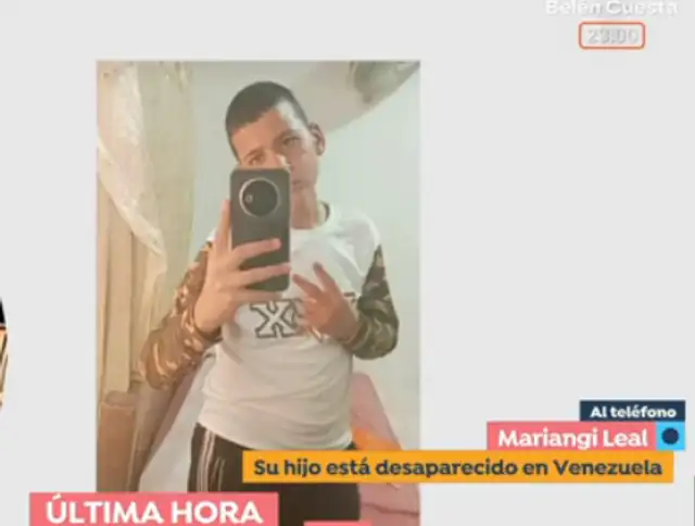 El adolescente Danie estaba bajo el cuidado de su abuela paterna en Venezuela. Foto: Antena3