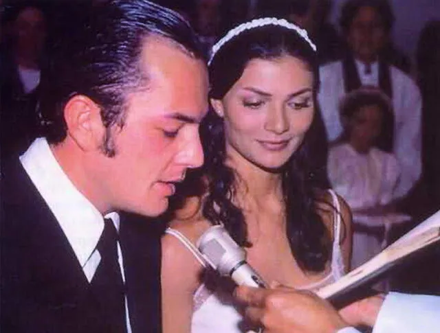  Julián Arango y Ana María Orozco en su boda. Foto: RCN   