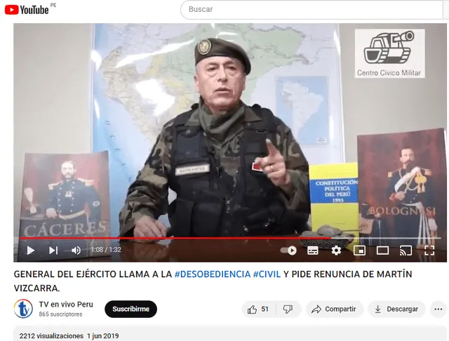 Video completo de Wilson Barrantes. Foto: captura en Youtube / TV en vivo Perú.