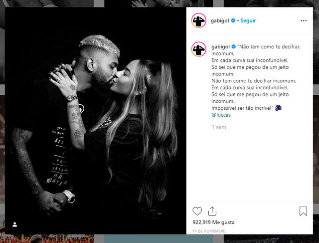 Captura de Instagram.