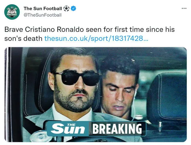 Portada de The Sun sobre Cristiano Ronaldo