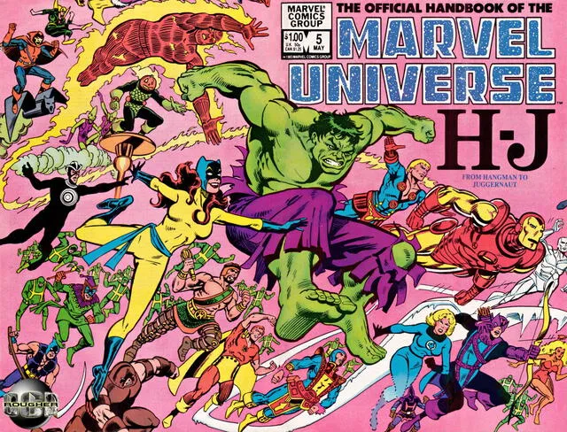 Portada de  The Official Handbook of the Marvel Universe. Foto: Marvel Comics