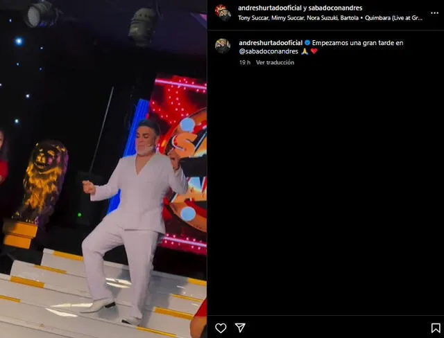  Andrés Hurtado eliminó la opción de comentar en sus redes sociales. Foto: Captura Instagram   