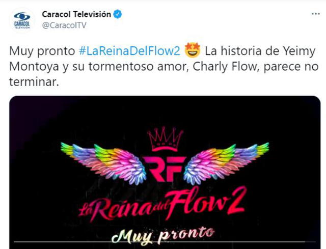 La Reina del Flow 2. foto: captura de Twitter / Caracol Televisión