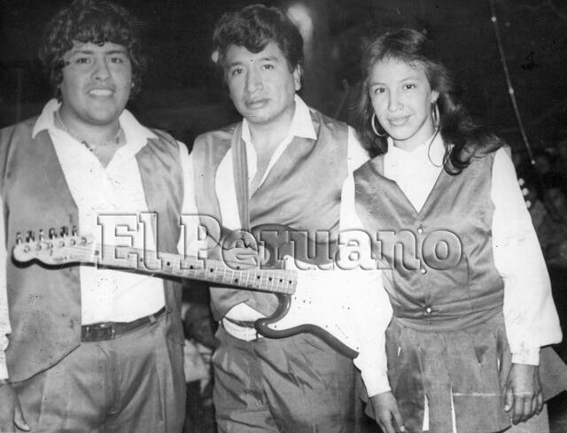 Alejandro Zárate junto a la Princesita Milly y Toño Centella. Foto: El Peruano 