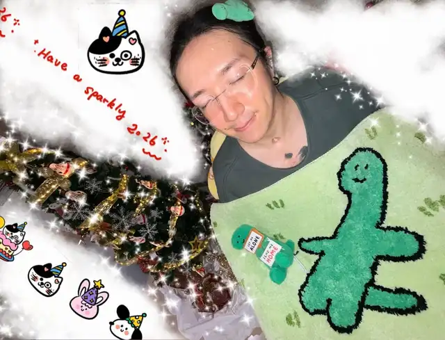  Ah Mo en Año Nuevo. El bailarín expresó entusiasmo por el 2026. Foto: Instagram   