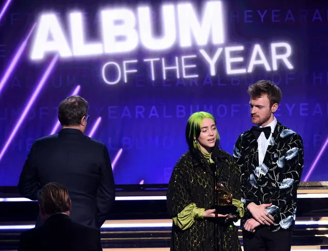 Billie Eilish se llevó el gramófono a 'Mejor Álbum del Año'
