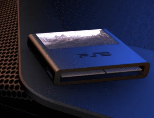 Recreación de un posible cartucho en PS5