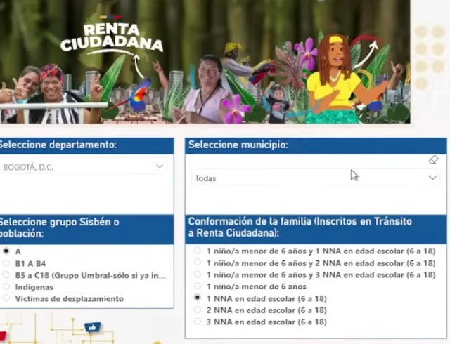 Tu categoría del SISBÉN te permitirá recibir diferentes pagos. Foto: Renta Ciudadana