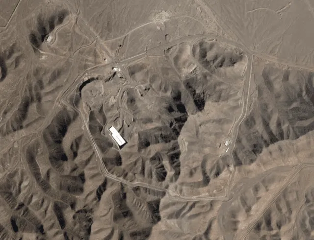 Imágenes de la base nuclear de Fordow antes de ser atacada por Estados Unidos. Foto: AFP. Imágenes de la base nuclear de Fordow antes de ser atacada por Estados Unidos. Foto: AFP.