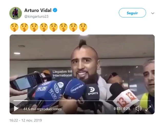 Respuesta Arturo Vidal