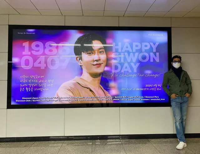 Fotografía publicada por Choi Si Won de Super Junior en su cuenta de Instagram. 5 de abril, 2020.