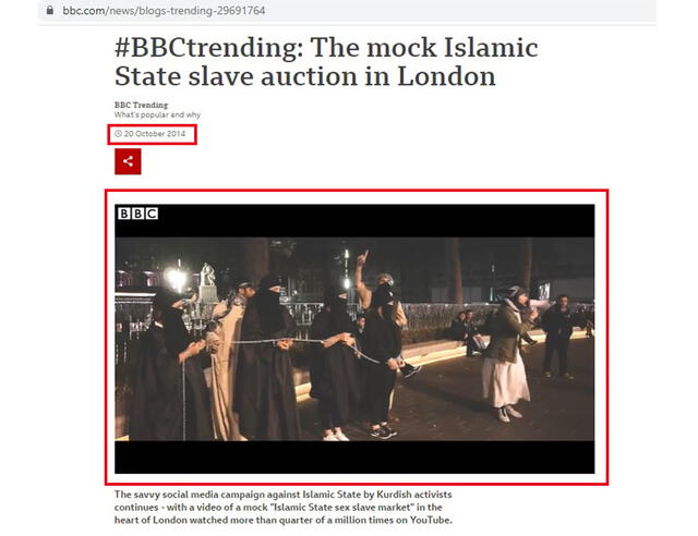 Artículo de la BBC. Foto: captura en web.