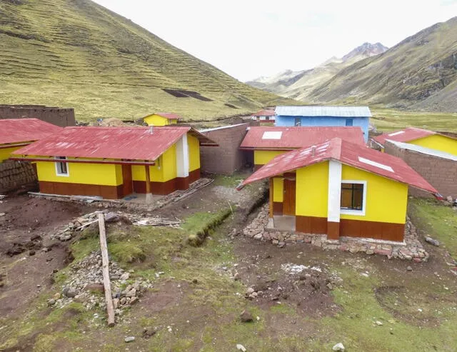  Viviendas bioclimáticas construidas por el Ministerio de Vivienda. Foto: Andina   