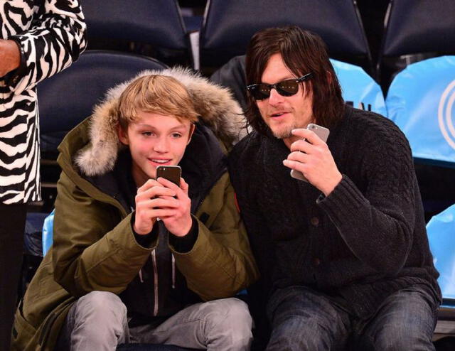 Norman Reedus y Mingus Reedus