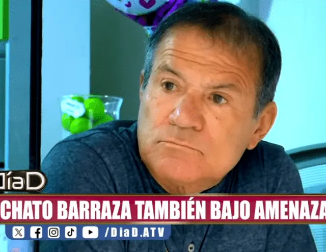 Miguel Barraza presentó su denuncia en el programa 'Día D'. Foto: captura ATV    