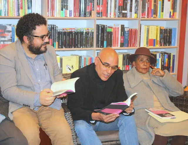 Luis Rodríguez Pastor, Pedro Santa Cruz Castillo y Susana Baca. Foto: Rossana López Cubas. Luis Rodríguez Pastor, Pedro Santa Cruz Castillo y Susana Baca. Foto: Rossana López Cubas.