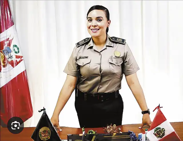 Suerte. La comandante Roxana Malpica Pimentel ascendería a coronel. Suerte. La comandante Roxana Malpica Pimentel ascendería a coronel.