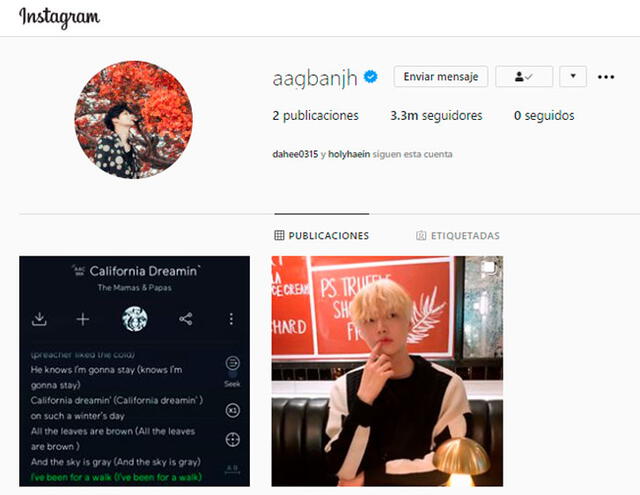 Ahn Jae Hyun eliminó casi todas sus publicaciones en Instagram. Abril, 2020.