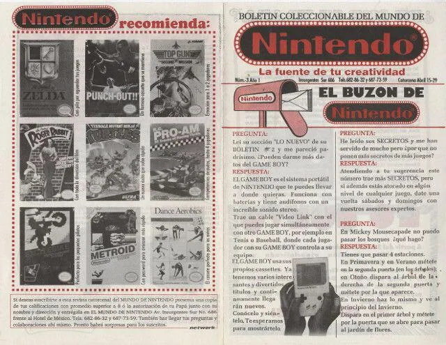 Edición número tres de la revista Club Nintendo. Foto: Códigoespagueti