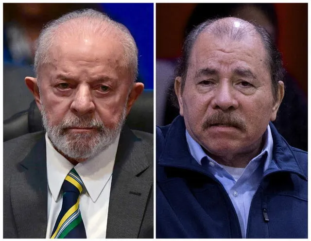 Ortega acusó de competir con Lula por "representar a los yanquis" en la región. Foto: AFP.   