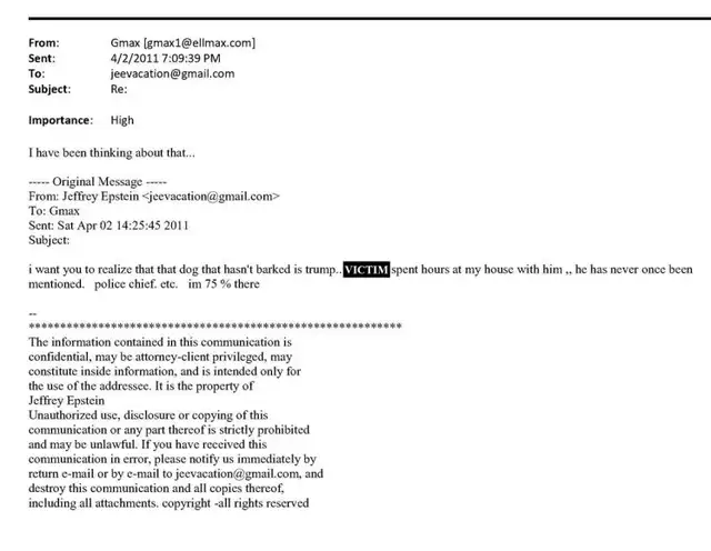 Captura de uno de los correos obtenidos por congresistas demócratas sobre la relación entre Trump y Epstein. Foto: CNN   