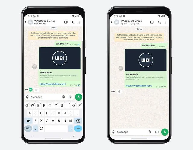  Así lucirá el nuevo indicador de WhatsApp que reemplazará al 'escribiendo'. Foto: Xataka Android   