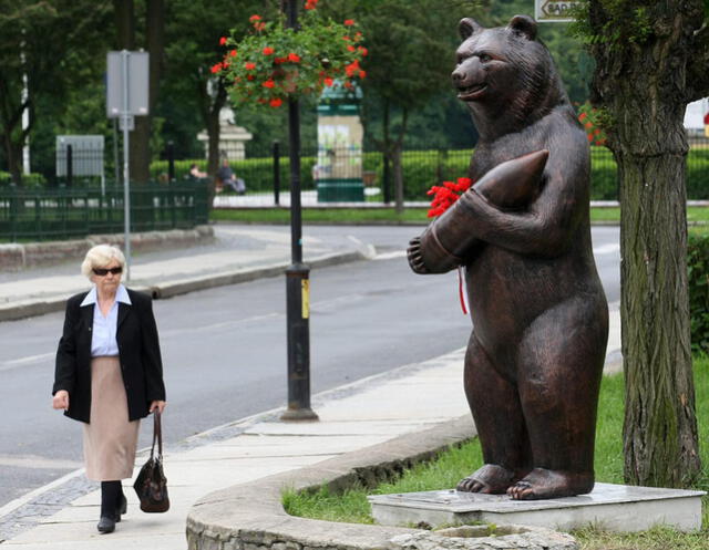 En 2015 se le erigió una estatua a Wojtek en Edimburgo. Foto: Twitter / GEDV86