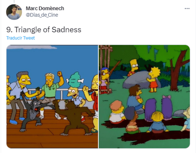 "Triangle of sadness" nominada a los Oscars. Foto: Twitter   