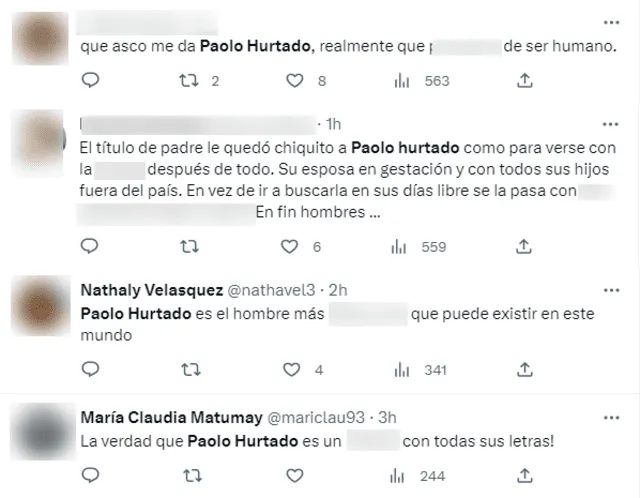 Usuarios estallan contra Paolo Hurtado. Foto: captura de Twitter   