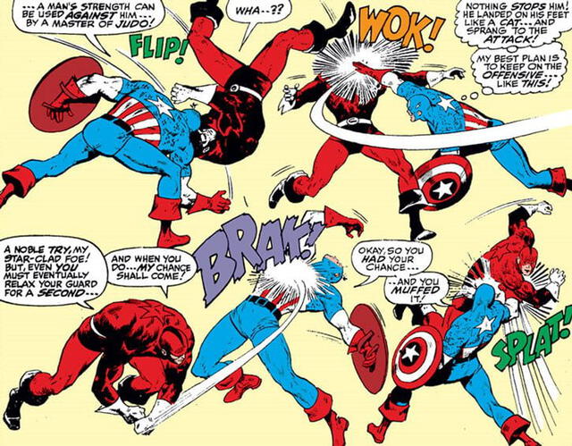 Red Guardian ha luchado contra el Capitán América en varias ocasiones.