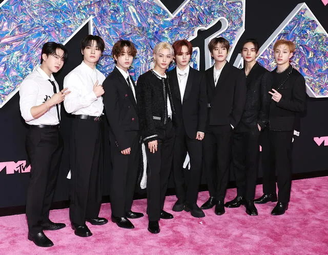 Stray Kids en MTV VMAs 2023. Foto: MTV   