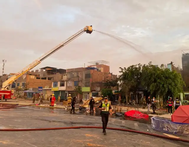 Los siniestros atendidos por el cuerpo de bomberos no presentaron víctimas mortales. Foto: CGBVP 