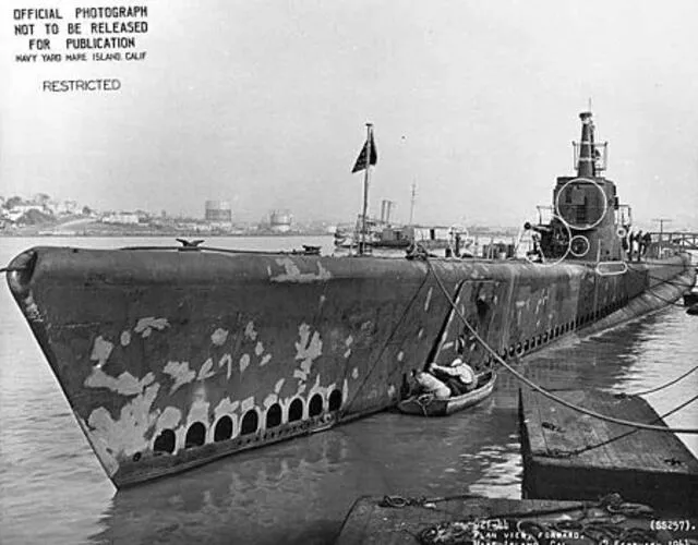 USS Harder fue uno de los submarinos participantes en la Segunda Guerra Mundial contra el Imperio de Japón. Foto: NHHC    